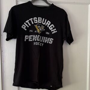 47 Brand Pittsburgh Penguins Black Tee